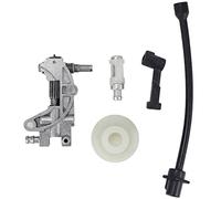 Cpolebev 5PZ Pompa Olio Filtro Tubo Tubo Olio Ugello Turbina Kit per 4500 5200 5800 45CC 52CC 58CC Motosega di Ricambio