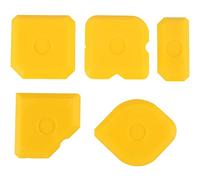 Cpolebev 5Pz Set Di Strumenti Per Raschietti Set Di Guarnizioni Per Lisciatura Levigatore Per Frattazzo Di Cazzuola Solvente Per Giunture Di Silicone Tappo Per Giunture Per Lisciatura