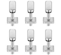 Cpolebev 6 PCS per per Tavole da Surf, Nessun Attrezzo per A Pollice in Acciaio Inossidabile Accessori per SUP Surf Longboard Paddleboard