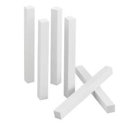 Cpolebev 6 Pezzi di Corindone Bianca per Macinare La Pietra, Strumenti per Ceramica, 10 Cm, per Scultura, Raschietto, Argilla, Strumento per Estrusore, per Argilla, Arte, DIY