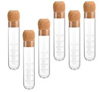 Cpolebev 6 Pezzi di Infusore per tè in Vetro, Diffusore in Vetro Riutilizzabile per tè, Filtro per tè Trasparente per Tazze, Tazze