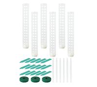 Cpolebev 6 Pezzi di Muschio In Plastica In Rete di Muschio da 15 Pollici In Rete di Muschio Trasparente per Piante Piante In Vaso Monstera