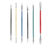 Cpolebev 6 Pezzi di Utensili per La Scultura in Argilla, Utensili per Ceramica, Set per Intaglio della Ceramica in Acciaio Inossidabile da 6,1 Pollici