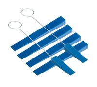 Cpolebev 6 Pezzi Pianoforte Tuning Mute Set Blu Strumenti Musicali Accessori per Pianoforti A Coda e Verticali, Smorza e Acuti.