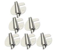 Cpolebev 6 Pezzi Piedino per Orlatore Arrotolato per Cucire, 3mm-8mm 6 Misure Larghe Piedino A Pressione Arrotolato Piedino per Macchina da Cucire Piedino per Orlatore