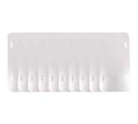 Cpolebev 6 Pollici X 3 Pollici 10 Pezzi Sublimazione Bianca, Immagine DIY Un Trasferimento Termico di, Targhetta nel Alluminio