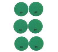 Cpolebev 6 Pz Tamponi per Lucidatura Diamantati per Pavimenti Resin Bond Terrazzo Floor Diametro 4 Pollici, Grana 800