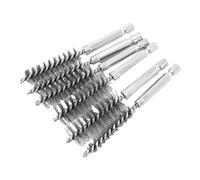 Cpolebev 6 Spazzole Metalliche per Trapano, Piccola in Acciaio Inossidabile in Diverse Dimensioni, per la Pulizia, Set di Spazzole Metalliche per Pulizia