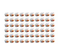 Cpolebev 60 Figurine di Simpatiche Mini Mucche, Minuscole Mucche in Miniatura in Resina Mini Ornamenti di Mucche Animali in Resina per la Casa Paesaggistica Fai-da-Te Facile da Usare