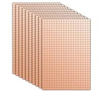 Cpolebev 6000 Pezzi di Tessere di Mosaico per Specchi Autoadesivi, 10 Fogli di Piastrelle di Vetro 5X5Mm per Tessere di Mosaico di Specchi di Vetro (Rosa)