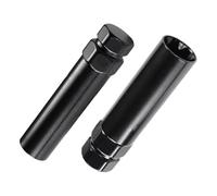 Cpolebev 7 Chiave per Dado con Aletta Scanalata, 6 Chiave per Dado con Aletta Scanalata, 2 Pezzi di Ricambio per Chiave di Bloccaggio Ruota Aftermarket con Doppia Guida Esagonale