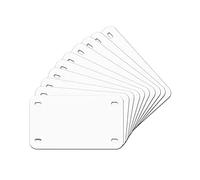 Cpolebev 7 Pollici X 4 Pollici 10 Pezzi Sublimazione Bianca, Immagine DIY Un Trasferimento Termico di, Targhetta nel Alluminio