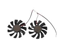 Cpolebev 75Mm 2Pin GTX1050Ti GPU Cooler Dual Fan per GTX 1050Ti GTX-1050-Ti-4GT-OC Raffreddamento della Scheda Grafica