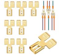 Cpolebev 8 Connettori A Forcella Doppi Posteriori A Disconnessione Rapida Adattatore Terminale Elettrico A Due Vie Non Isolato Singolo