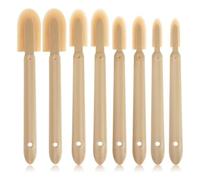 Cpolebev 8 Pezzi Kit di Attrezzi In Gomma per Calafatare, Attrezzi per Finitura In Silicone Riutilizzabili, Spatola, Spaltra e Set di Attrezzi per Livellare per Bordi di, Cucina.
