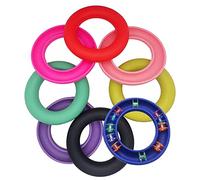Cpolebev 8 Pezzi nel Silicone Salva Anelli per Spoline Rotondi Porta Anelli per Spoline nel Metallo e Organizer per Anelli di Stoccaggio per Utensili da Cucito