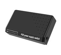 Cpolebev 8 Porte 6 + 2 Poe Switch Injector Power al RJ45 Ethernet Adattatore di Alimentazione Famiglia di Rete 10 / 100M per Telecamere