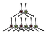 Cpolebev 8 PZ Parti di Ricambio Laterale per OZMO U2 DGN22 U2 PRO Robot Aspirapolvere Accessori