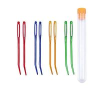 Cpolebev 8PZ Ago per, Ago per Tessitura Ago per Arazzo Piegati per Uncinetto per Rammendo Un Occhio Grande per Un Maglia all'Uncinetto