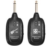 Cpolebev 8X per Chitarra Wireless Trasmettitore Ricevitore per Chitarra Wireless per Chitarra Elettrica Basso Violino