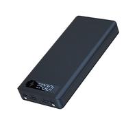 Cpolebev 8X18650 Caricabatterie Box Power Bank Supporto DIY Shell Dual USB 18650 Battery Storage Box, Carica Standard Nero