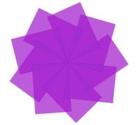 Cpolebev 9PZ Filtro Luce Gel Correzione Colore Sovrapposizioni Colorate Filtro Gel Illuminazione Pellicola per Film, Video, Foto, Palcoscenico (Viola)