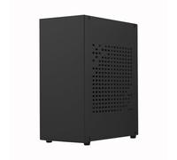 Cpolebev A07 per Computer Mini ITX Chassis Host HTPC USB 3.0 ITX Chassis per Personal Computer Scatola da Tavolo Durevole Facile da Installare Nero