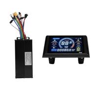 Cpolebev Accessori Modificati per Bicicletta Elettrica per Veicoli da Montagna Pannello Display LED S966 Controller A Sinusoidale 40A Spazzole