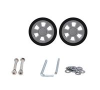 Cpolebev Accessori per Bagagli Ruote Ruote per Puleggia per Aereo Ruote Mute Riparazione Parti Resistenti All'Usura 55X12Mm