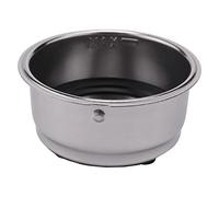 Cpolebev Accessori per Macchine da caffè con Filtro per caffè nel Acciaio Staccabili Amichevoli per Ufficio Domestico (Doppia Tazza)