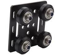 Cpolebev Accessori per Stampanti 3D per V Slot European Standard 2020 Profilo nel Alluminio Puleggia V-Slot Build Gantry Plate