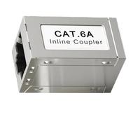 Cpolebev Accoppiatore Schermato RJ45 Femmina-Femmina CAT6A Accoppiatore Ethernet in Adattatore Prolunga Ethernet Ethernet Facile da Usare