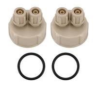 Cpolebev Acquario Multifunzione 2Pc Kit CO2 DIY Generatore Tappo di Bottiglia Serbatoio di Pesce Anidride Carbonica Reattore DIY Tappo Un Vite Rapido
