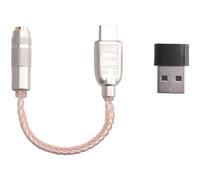 Cpolebev Adattatore Audio Amplificatore Digitale CX31993 MAX97220 A Doppio Chip Tipo C-3.5mm AMP HiFi PCM 32Bit/384KHz per Cuffie