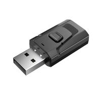 Cpolebev Adattatore Audio Ricevitore Trasmettitore Bluetooth USB 4 in 1 Bluetooth 5.0 con Ricevitore Bluetooth per Auto di Chiamata Facile da Usare
