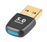 Cpolebev Adattatore Bluetooth 5.4 Adattatore Bluetooth USB per PC Dongle Mouse Wireless Tastiera Ricevitore Audio Musicale Trasmettitore USB