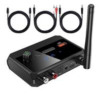 Cpolebev Adattatore Bluetooth per Ricevitore Stereo Ricevitore Bluetooth 5.3 Adattatore Audio Wireless per Impianto Stereo Domestico