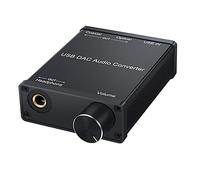 Cpolebev Adattatore Convertitore Audio USB con Amplificatore per Cuffie Scheda Audio Audio da USB Un Coassiale S/PDIF da Digitale Ad Analogico da 6,35 Mm