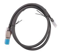 Cpolebev Adattatore da MINI SAS HD a MINI SAS 36PIN SFF-8644 a SFF-8087 Disco Rigido Server 12 Gbps 3.33TF/1M