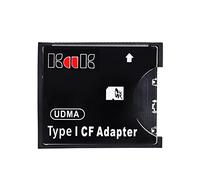 Cpolebev Adattatore da SD A Tipo I Adattatore Nero Adattatore in Plastica Supporto SD SDHC SDXC Convertitore da Scheda MMC A Lettore di Schede Compact Flash Tipo I Standard