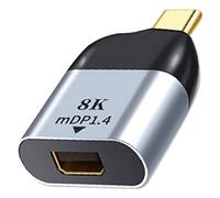 Cpolebev Adattatore da Type-C A Mini DP Convertitore da USB C A Mini Display Port per 3 8K 4K 60Hz MDP per Pro 2020
