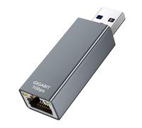 Cpolebev Adattatore da USB 3.0 A Gigabit Ethernet Adattatore da USB A RJ45 Ethernet Applicabile A Laptop e Computer Desktop