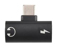 Cpolebev Adattatore da USB Type C A Jack per Cuffie da 3,5 Mm, Convertitore Audio e Caricatore Rapido PD30W
