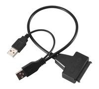 Cpolebev adattatore da USB2.0 a 48 cm per HDD esterno SSD da 2,5 pollici