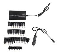 Cpolebev Adattatore di Alimentazione CA Universale 5V-24V Caricabatteria da Casa per Auto Regolabile Alimentatore USB5V Computer Portatile da 100 W 5A con Connettore CC da 34 Pezzi