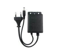 Cpolebev Adattatore di Alimentazione Impermeabile 12V 2A per Fotocamera e Alimentatore con Striscia con Spina UE B
