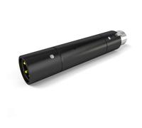 Cpolebev Adattatore di Alimentazione Phantom Professionale XLR 3Pin 48V per Microfono Dinamico Adattatore Preamplificatore con Guadagno 28Db