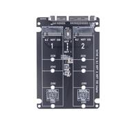 Cpolebev Adattatore Doppio da NGFF A SATA Convertitore SSD B Key M.2 SATA A 2 Porte A SATA3.0 6Gbps per SSD 2230 2242 2260 2280 M2 per PC