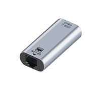 Cpolebev Adattatore Ethernet USB C 1000Mbps da Tipo C un Porta RJ45 Scheda di Rete LAN Cablata Gigabit per PC Desktop Laptop Smartphone