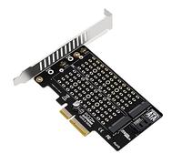 Cpolebev Adattatore M.2 NVMe NGFF da SSD A PCIE SATA Adattatore da PCIE A M2/M.2 Adattatore SATA M.2 SSD PCIE Tasto M Tasto B Tasto B+M